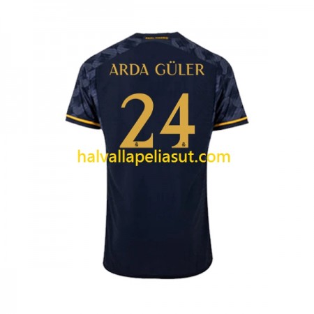 Jalkapallo Pelipaidat/Peliasut Real Madrid Arda Guler 24 Vieraspaita 2023-2024 Lyhythihainen